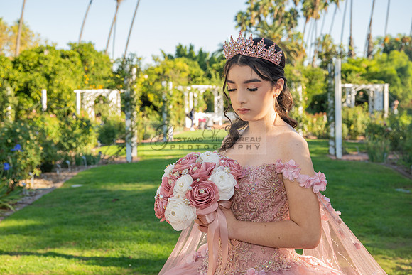 Clarissa Quezada quinceanera photo session at Los Angeles County Arboretum & Botanic Garden in Arcadia Ca. Photos, video by Gustavo Villarreal Photography, 323-633-8283, www.gvphotoandvideo.com