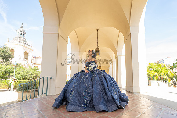 Josephine Sotelo quinceanera photo session at Pasadena City Hall in Pasadena Ca by Gustavo Villarreal Photography, 323-633-8283, www.gvphotoandvideo.com
