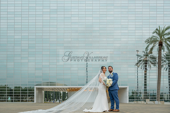 Bryan and Diana wedding ceremony at The Christ Cathedral in Garden Grove Ca, reception at The White House Event Center Anaheim Ca, Gustavo Villarreal photography, videography, 323-633-8283, www.gvphot