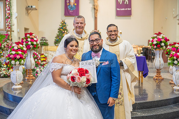 LINK #2-Roberto y Brenda wedding celebration, ceremony at St. Thomas Apostle Catholic Church, reception at Royal Banquet Hall in Glendale, Gustavo Villarreal Photography, videography, 323-633-8283, ww