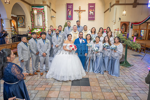 LINK #2-Roberto y Brenda wedding celebration, ceremony at St. Thomas Apostle Catholic Church, reception at Royal Banquet Hall in Glendale, Gustavo Villarreal Photography, videography, 323-633-8283, ww