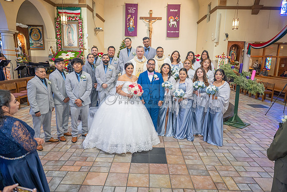 LINK #2-Roberto y Brenda wedding celebration, ceremony at St. Thomas Apostle Catholic Church, reception at Royal Banquet Hall in Glendale, Gustavo Villarreal Photography, videography, 323-633-8283, ww