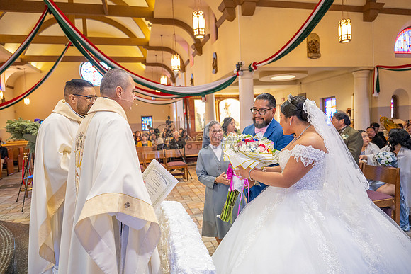 LINK #2-Roberto y Brenda wedding celebration, ceremony at St. Thomas Apostle Catholic Church, reception at Royal Banquet Hall in Glendale, Gustavo Villarreal Photography, videography, 323-633-8283, ww