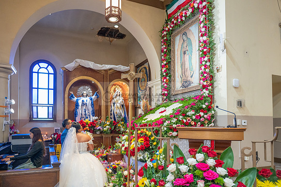 LINK #2-Roberto y Brenda wedding celebration, ceremony at St. Thomas Apostle Catholic Church, reception at Royal Banquet Hall in Glendale, Gustavo Villarreal Photography, videography, 323-633-8283, ww