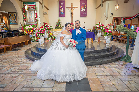 LINK #2-Roberto y Brenda wedding celebration, ceremony at St. Thomas Apostle Catholic Church, reception at Royal Banquet Hall in Glendale, Gustavo Villarreal Photography, videography, 323-633-8283, ww