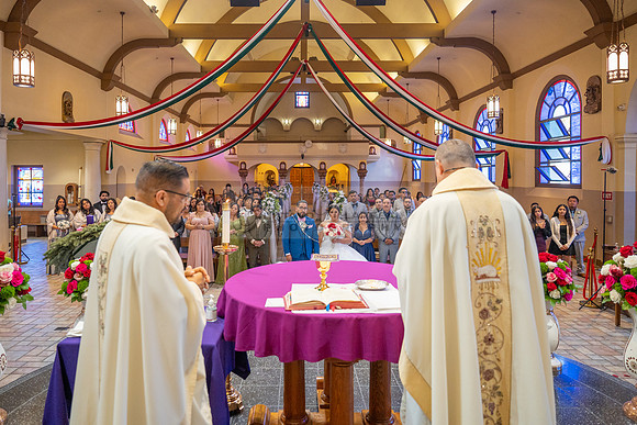 LINK #2-Roberto y Brenda wedding celebration, ceremony at St. Thomas Apostle Catholic Church, reception at Royal Banquet Hall in Glendale, Gustavo Villarreal Photography, videography, 323-633-8283, ww
