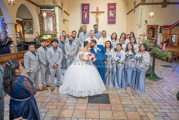 LINK #2-Roberto y Brenda wedding celebration, ceremony at St. Thomas Apostle Catholic Church, reception at Royal Banquet Hall in Glendale, Gustavo Villarreal Photography, videography, 323-633-8283, ww