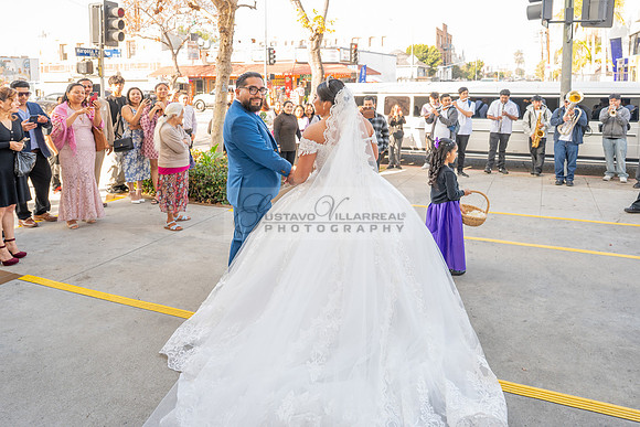 LINK #2-Roberto y Brenda wedding celebration, ceremony at St. Thomas Apostle Catholic Church, reception at Royal Banquet Hall in Glendale, Gustavo Villarreal Photography, videography, 323-633-8283, ww