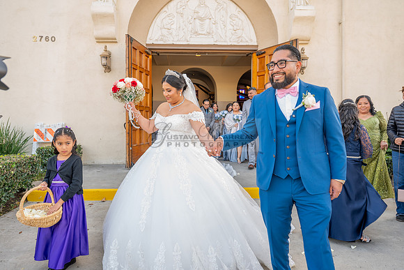 LINK #2-Roberto y Brenda wedding celebration, ceremony at St. Thomas Apostle Catholic Church, reception at Royal Banquet Hall in Glendale, Gustavo Villarreal Photography, videography, 323-633-8283, ww