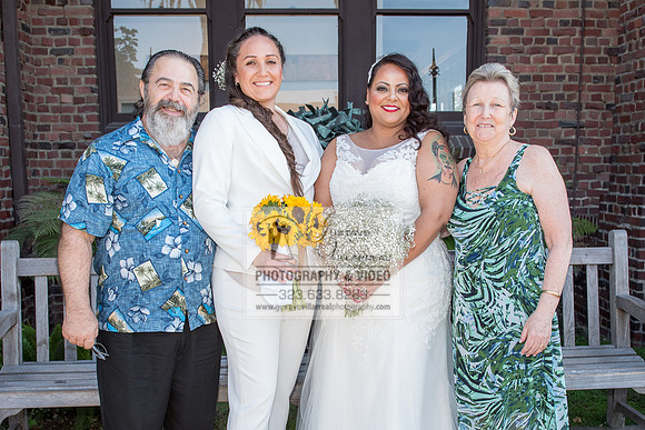 JENNIFER AND CYNTHIA glbt wedding photography and video at Long Beach Museum of Art in Long Beach Ca, www.gustavovillarreal.com, 323-633-8283