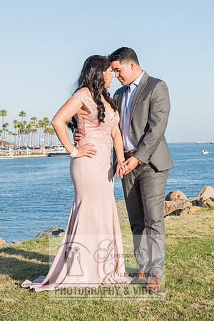 Alejandro and Monique engagement photos at Long beach Harbor Lighthouse, 323-633-8283, www.gustavovillarreal.com
