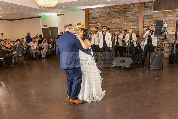 Thalial and Francisco wedding reception at La Mirada Golf course in