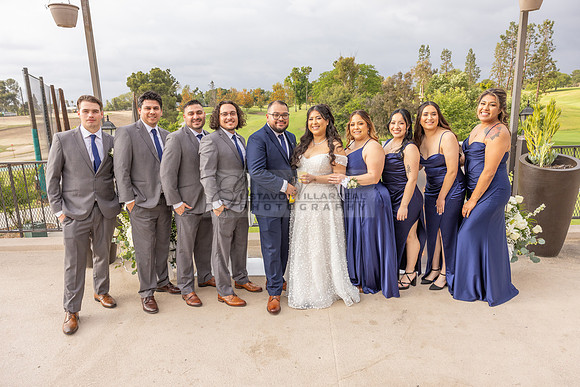 Thalial and Francisco wedding reception at La Mirada Golf course in