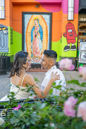 Margarita and Quintiliano engagement, weddings, quinceaneras, photos at La 4th st in Santa ana Ca. Gustavo Villarreal Photography, videographer, 323-633-8283