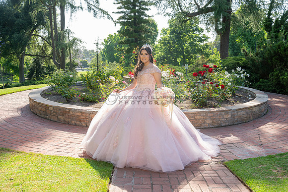 Bella McNally quinceanera photos, photographer, videos at Penn Park in Whittier Ca, Gustavo Villarreal Photography, 323-633-8283