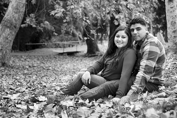 engagement pictures in Los Angeles observatory in Griffith park,