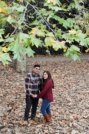 engagement pictures in Los Angeles observatory in Griffith park,
