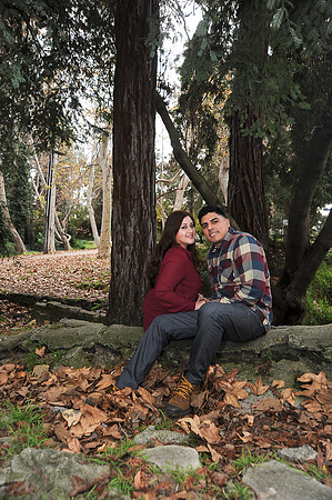 engagement pictures in Los Angeles observatory in Griffith park,