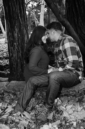 engagement pictures in Los Angeles observatory in Griffith park,