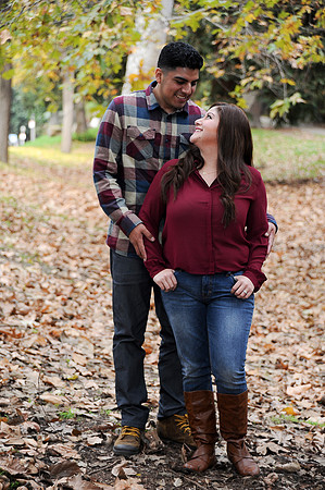 engagement pictures in Los Angeles observatory in Griffith park,