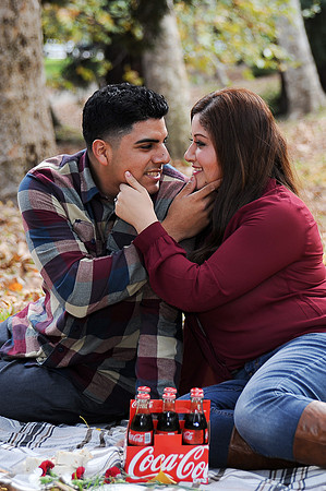 engagement pictures in Los Angeles observatory in Griffith park,