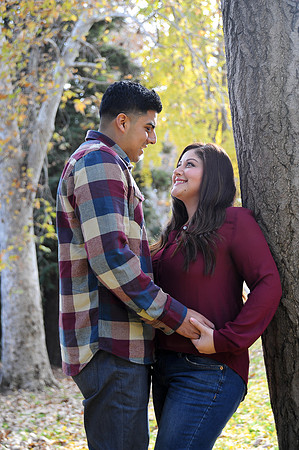 engagement pictures in Los Angeles observatory in Griffith park,