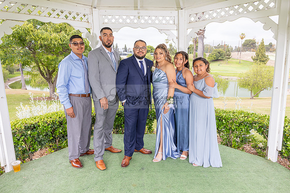 Thalial and Francisco wedding reception at La Mirada Golf course in