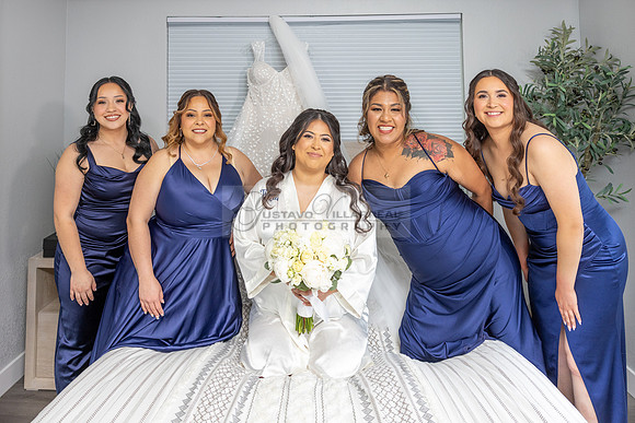 Thalial and Francisco wedding reception at La Mirada Golf course in