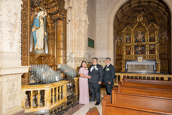 Leonardo and Samantha wedding ceremony at St Vincent de Paul Catholic Church in Los Angeles Ca, Reception at Marinaj Banquet Hall in Moreno Valley Ca, Gustavo Villarreal Photographer, videographer, 32