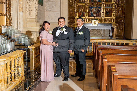 Leonardo and Samantha wedding ceremony at St Vincent de Paul Catholic Church in Los Angeles Ca, Reception at Marinaj Banquet Hall in Moreno Valley Ca, Gustavo Villarreal Photographer, videographer, 32