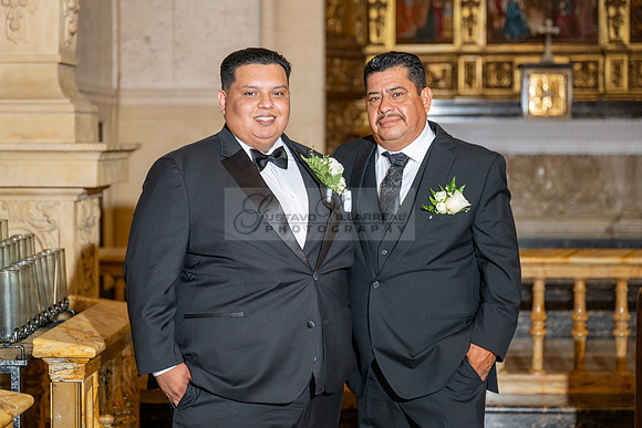 Leonardo and Samantha wedding ceremony at St Vincent de Paul Catholic Church in Los Angeles Ca, Reception at Marinaj Banquet Hall in Moreno Valley Ca, Gustavo Villarreal Photographer, videographer, 32