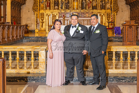 Leonardo and Samantha wedding ceremony at St Vincent de Paul Catholic Church in Los Angeles Ca, Reception at Marinaj Banquet Hall in Moreno Valley Ca, Gustavo Villarreal Photographer, videographer, 32