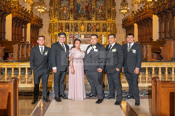 Leonardo and Samantha wedding ceremony at St Vincent de Paul Catholic Church in Los Angeles Ca, Reception at Marinaj Banquet Hall in Moreno Valley Ca, Gustavo Villarreal Photographer, videographer, 32