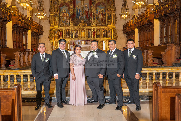 Leonardo and Samantha wedding ceremony at St Vincent de Paul Catholic Church in Los Angeles Ca, Reception at Marinaj Banquet Hall in Moreno Valley Ca, Gustavo Villarreal Photographer, videographer, 32