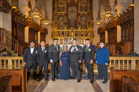 Leonardo and Samantha wedding ceremony at St Vincent de Paul Catholic Church in Los Angeles Ca, Reception at Marinaj Banquet Hall in Moreno Valley Ca, Gustavo Villarreal Photographer, videographer, 32