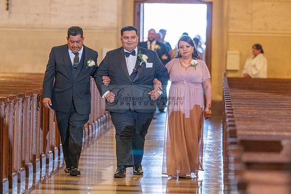 Leonardo and Samantha wedding ceremony at St Vincent de Paul Catholic Church in Los Angeles Ca, Reception at Marinaj Banquet Hall in Moreno Valley Ca, Gustavo Villarreal Photographer, videographer, 32