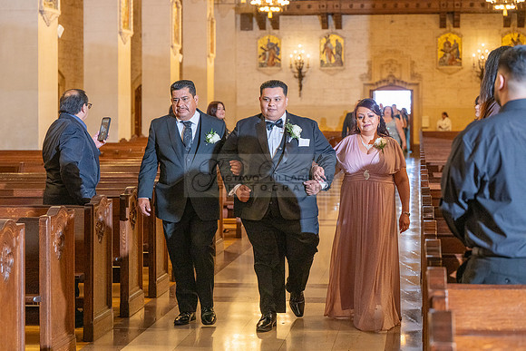 Leonardo and Samantha wedding ceremony at St Vincent de Paul Catholic Church in Los Angeles Ca, Reception at Marinaj Banquet Hall in Moreno Valley Ca, Gustavo Villarreal Photographer, videographer, 32