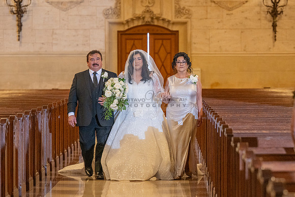 Leonardo and Samantha wedding ceremony at St Vincent de Paul Catholic Church in Los Angeles Ca, Reception at Marinaj Banquet Hall in Moreno Valley Ca, Gustavo Villarreal Photographer, videographer, 32