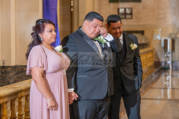 Leonardo and Samantha wedding ceremony at St Vincent de Paul Catholic Church in Los Angeles Ca, Reception at Marinaj Banquet Hall in Moreno Valley Ca, Gustavo Villarreal Photographer, videographer, 32