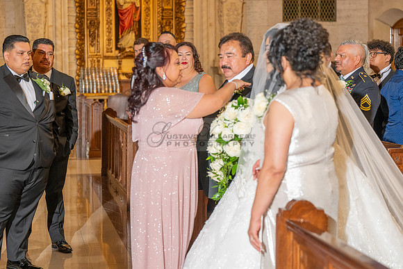 Leonardo and Samantha wedding ceremony at St Vincent de Paul Catholic Church in Los Angeles Ca, Reception at Marinaj Banquet Hall in Moreno Valley Ca, Gustavo Villarreal Photographer, videographer, 32