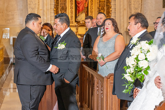 Leonardo and Samantha wedding ceremony at St Vincent de Paul Catholic Church in Los Angeles Ca, Reception at Marinaj Banquet Hall in Moreno Valley Ca, Gustavo Villarreal Photographer, videographer, 32