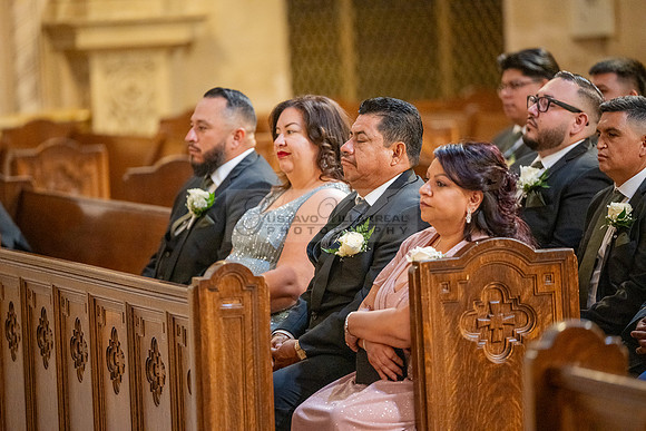 Leonardo and Samantha wedding ceremony at St Vincent de Paul Catholic Church in Los Angeles Ca, Reception at Marinaj Banquet Hall in Moreno Valley Ca, Gustavo Villarreal Photographer, videographer, 32