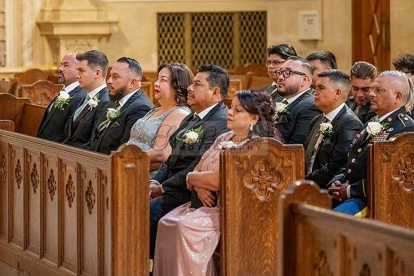 Leonardo and Samantha wedding ceremony at St Vincent de Paul Catholic Church in Los Angeles Ca, Reception at Marinaj Banquet Hall in Moreno Valley Ca, Gustavo Villarreal Photographer, videographer, 32