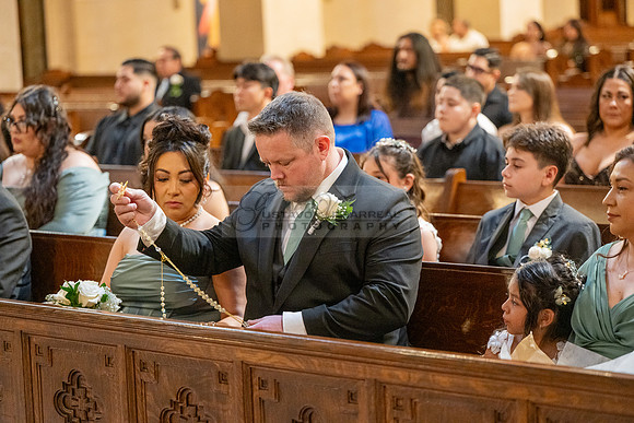 Leonardo and Samantha wedding ceremony at St Vincent de Paul Catholic Church in Los Angeles Ca, Reception at Marinaj Banquet Hall in Moreno Valley Ca, Gustavo Villarreal Photographer, videographer, 32