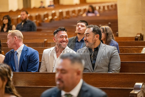 Leonardo and Samantha wedding ceremony at St Vincent de Paul Catholic Church in Los Angeles Ca, Reception at Marinaj Banquet Hall in Moreno Valley Ca, Gustavo Villarreal Photographer, videographer, 32