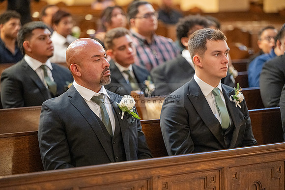 Leonardo and Samantha wedding ceremony at St Vincent de Paul Catholic Church in Los Angeles Ca, Reception at Marinaj Banquet Hall in Moreno Valley Ca, Gustavo Villarreal Photographer, videographer, 32