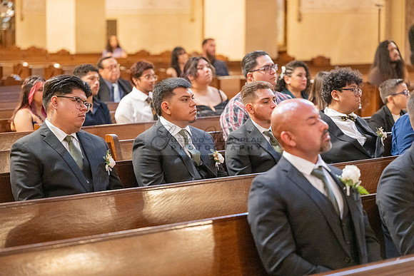 Leonardo and Samantha wedding ceremony at St Vincent de Paul Catholic Church in Los Angeles Ca, Reception at Marinaj Banquet Hall in Moreno Valley Ca, Gustavo Villarreal Photographer, videographer, 32