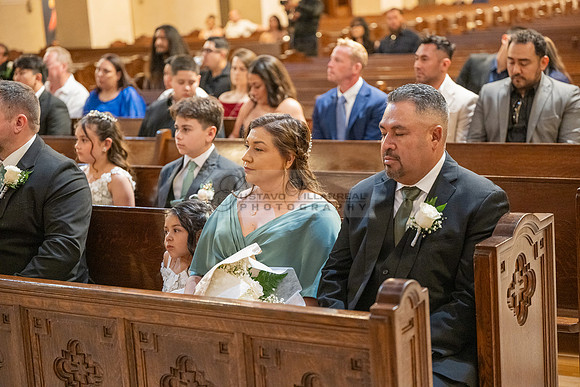 Leonardo and Samantha wedding ceremony at St Vincent de Paul Catholic Church in Los Angeles Ca, Reception at Marinaj Banquet Hall in Moreno Valley Ca, Gustavo Villarreal Photographer, videographer, 32