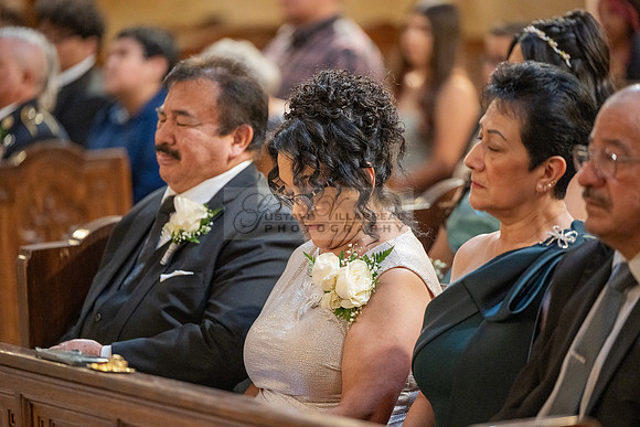Leonardo and Samantha wedding ceremony at St Vincent de Paul Catholic Church in Los Angeles Ca, Reception at Marinaj Banquet Hall in Moreno Valley Ca, Gustavo Villarreal Photographer, videographer, 32