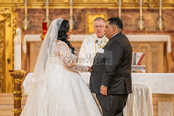 Leonardo and Samantha wedding ceremony at St Vincent de Paul Catholic Church in Los Angeles Ca, Reception at Marinaj Banquet Hall in Moreno Valley Ca, Gustavo Villarreal Photographer, videographer, 32